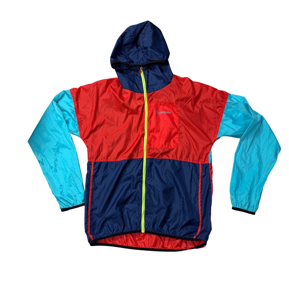 Cotopaxi Teca Technical Windbreaker Men's L Women XL Multicolor Hooded
